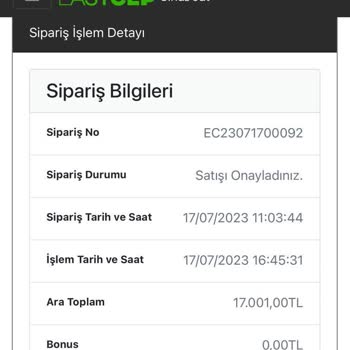 EasyCep Para Ödemesi Yapılmıyor Muhatap Yok