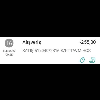 PTT HGS Yüklediğim Para 5 Gündür Gözükmüyor Hesaba Geçmedi.