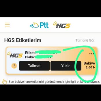 PTT HGS Yüklediğim Para 5 Gündür Gözükmüyor Hesaba Geçmedi.