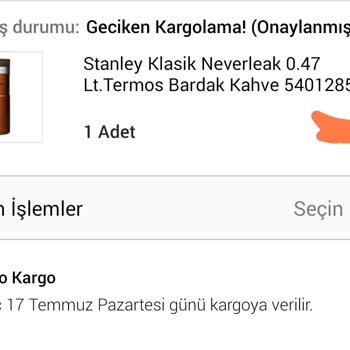 N11 Siparişim Kargolanmıyor Ve Bilgi Verilmiyor.
