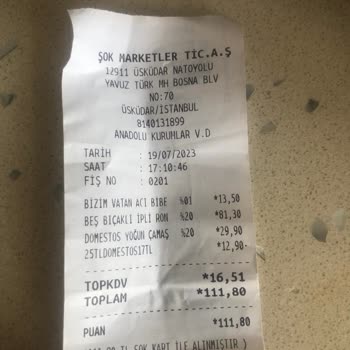 Şok Market Ürün İade Sorunu