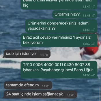 Mini Reyon Minireyon.comdan Yaptığım Alışverişim Elime Ulaşmadı İadesi Yapılmadı
