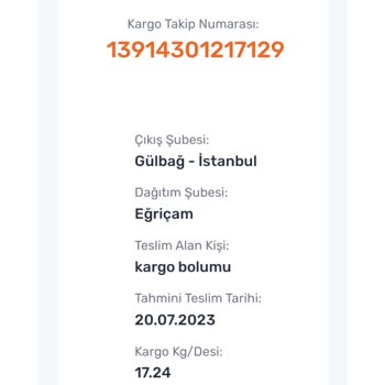 Sürat Kargo İsimli Firma Kargomu Teslim Etmedi