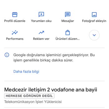 Google İşletmem Gözükmüyor