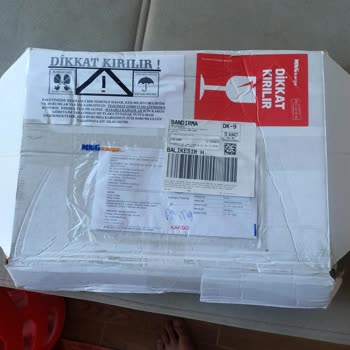 MNG Kargo Kırık Gelen Kargo