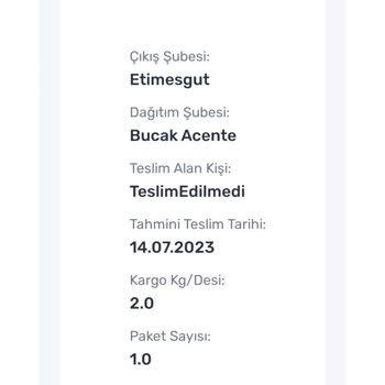 Sürat Kargo Kargo Teslimat Süreci