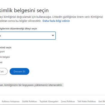 Linkedin Kimlik Bilgilerimi İstiyor!