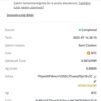 Blockchain.com Yanlışlıkla Para Attım