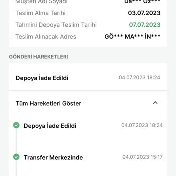 Trendyol İademi Kabul Etmiyor!