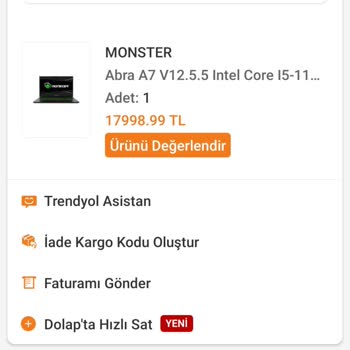 Trendyol Ve Monster Anlaşmazlığından Mağdur Edilmek İstemiyoruz.