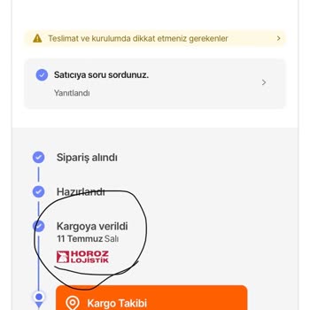 Horoz Lojistik Kargomu Teslim Etmiyor