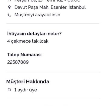 Armut Şikayet Mobilya Montaj