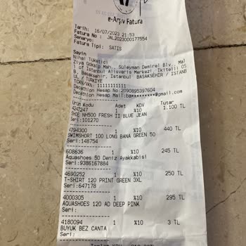 Decathlon Etiketi & Fişi Duran Ürünü Değiştirmiyor