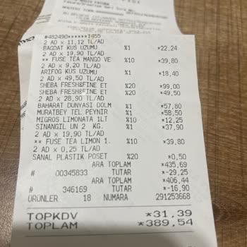 Kayseri Forum 5M Migros'ta Organize İşler