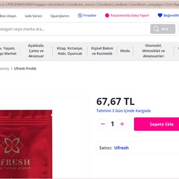 Cimri 1 Kg Diye Aldığımız Ürünün 100g Çıkması.