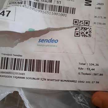 Trendyol Siparişi Evipak Firması Eksik Malzeme Geldi