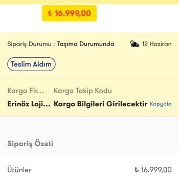 Şok Market Teslim Edilmeyen Klima