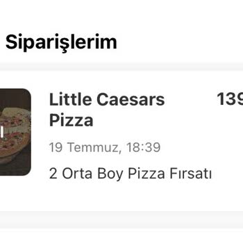 Little Caesars Pizza Siparişimi Teslim Etmedi