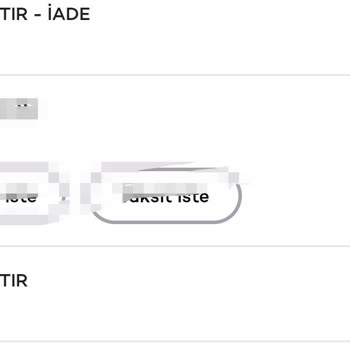 Getir Geri Ödeme Problemi