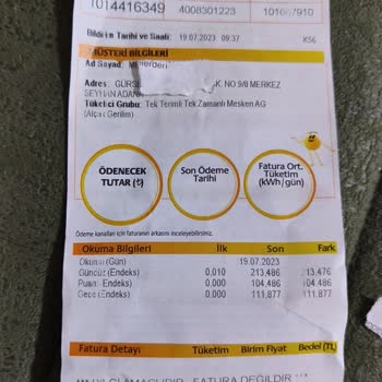 Enerjisa Toroslar Elektrik Perakende Fatura Oluşturulmaması Ve Banka Kampanyasından Faydalanamamam