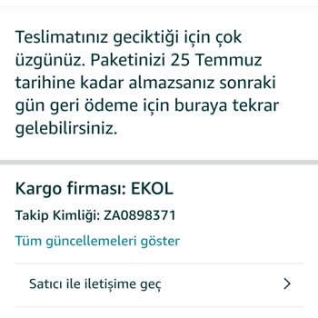 Amazon Kargo Gecikme Sorunu Ve Çözüm Yolu Bulunamaması