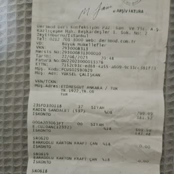 Derimod Ürün Değişimi Yapamadım