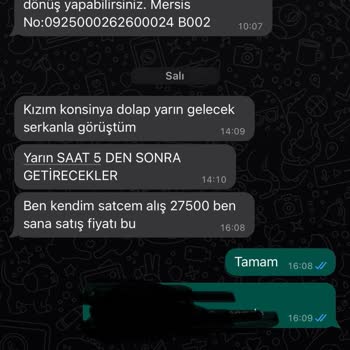 Vestel Konsinye Dolap Şikayeti