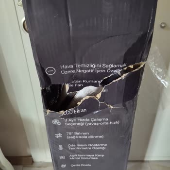 Dijitsu Vantilatör Bozuk Geldi