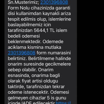 KVK Hatası İphone 11