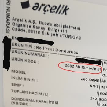 Arçelik Çözüm Merkezi Çözemedi