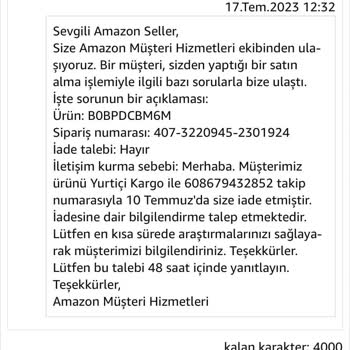 Amazon Müşterisini Mağdur Ediyor