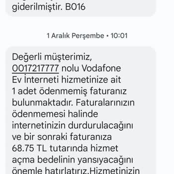 Vodafone Net Vodafone'nin İnsanlara Eziyeti