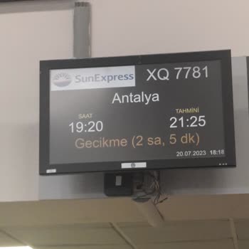 Sunexpress Uçağıyla Samsun'dan Antalya'ya Yolculuk Deneyimi