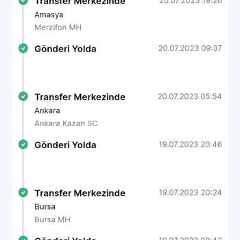 Trendyol Express Kargomu Sürekli Transfer Yapıyor