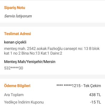 Trendyol Yemek Teslim Etmediği Yemeğin Ücretini İade Etmedi