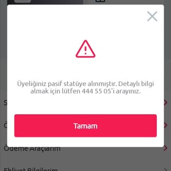Tiktak Kirala Sebepsiz Hesabımı Pasife Aldı