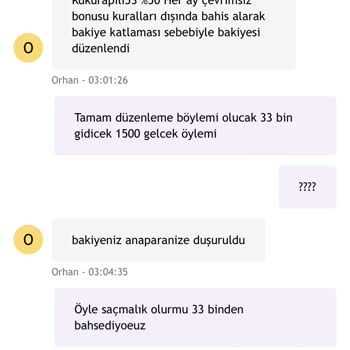 Onwin Bahis 33 Bin Tl Olan Hesabımı Anaparaya Çevirdiler Şu An 1500 TL