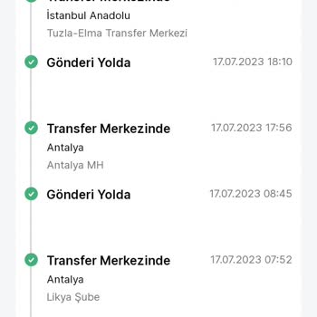 Trendyol Express 1 Haftadır Gelmeyen Kargo