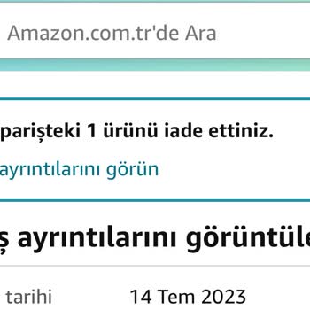 Amazon Günlük Teslimat Siparişimi İade Ettiğim Gerekçesiyle İptal Etti