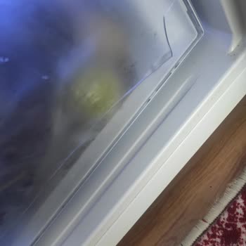 Beko Buzdolabı Raflardan Biri Patladı Ve Biri Kırıldı