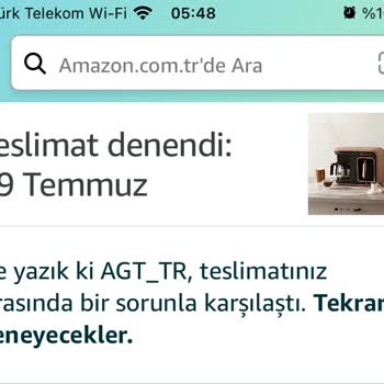 AGT Kurye (aynigunteslim.com) AGT İle Yaşanan Teslimat Sorunu