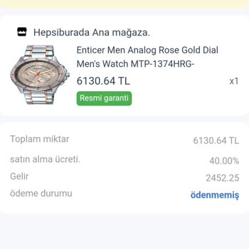 Hepsiburada Global Adı Altında Paramı Aldılar. Mağdurum