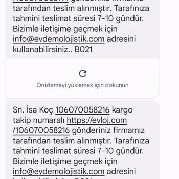 Evdemo Lojistik Teslimat Hala Yapılmadı