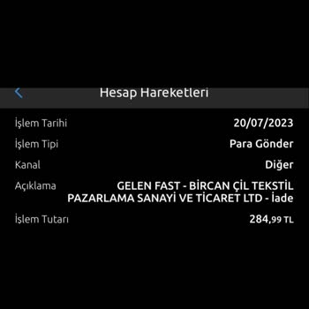Bircançil Butik Bircancil Butik İade Ücret Saçmalığı