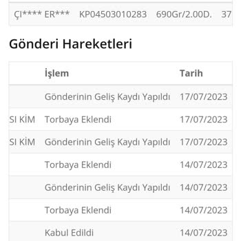 PTT Kargo Bahçelievler Kdm Kargo Dağıtıma Çıkmıyor
