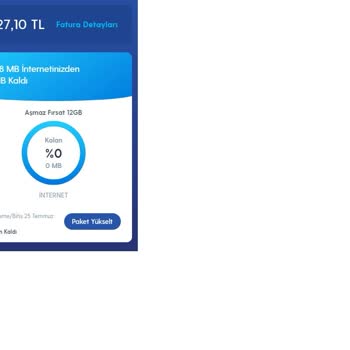 Turkcell İnternet Aşım 1 GB Usulsüzlüğü