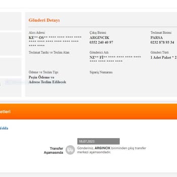 MNG Kargo Transfer Aşaması Kargo - Kayıp Kargo