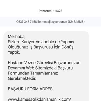 Jooble.org Hastane Danışmanılığı İş Başvurusu