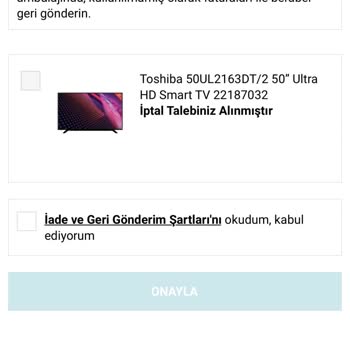 A101 İadeyi Gerçekleştirmiyor Ve Paramı Geri Yatırmıyor