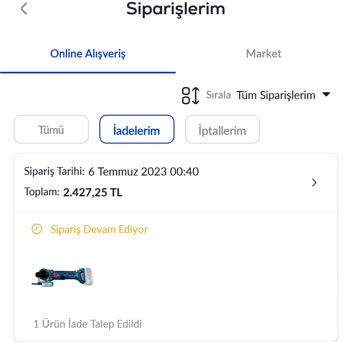 Pazarama Beni Mağdur Etti